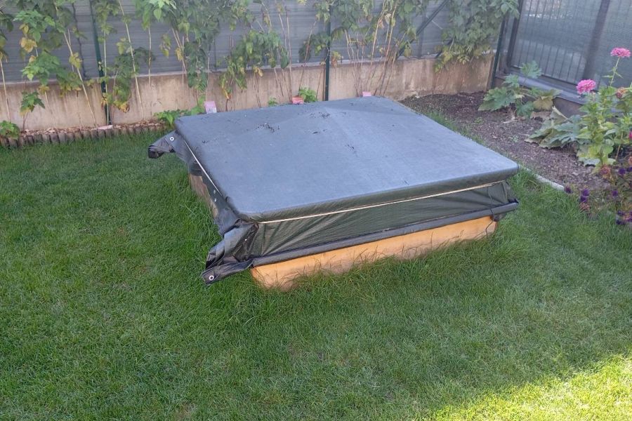 Sandkasten aus Holz (Fichte) - Bild 3