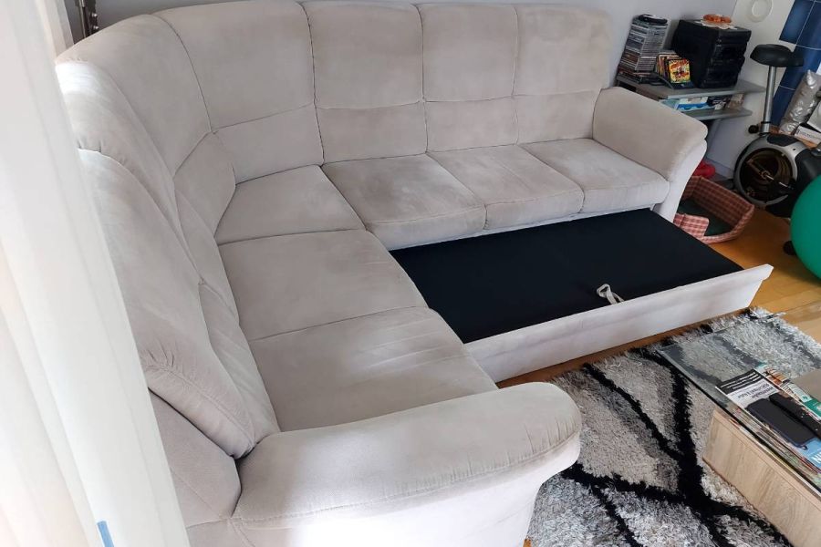 Couch mit Bettfunktion und Stauraum - Bild 2
