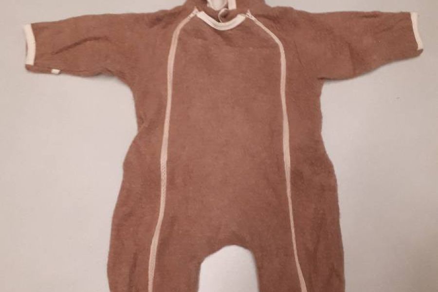 2 Popolini Wollfleece Overal, nur für ein Kind verwendet - Bild 1