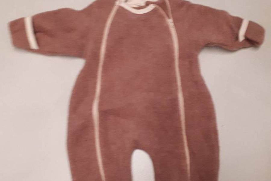2 Popolini Wollfleece Overal, nur für ein Kind verwendet - Bild 2