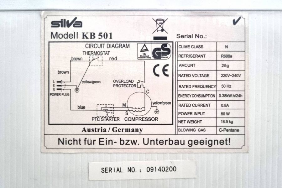 Tischkühlschrank SILVA 48 lt. - Bild 4