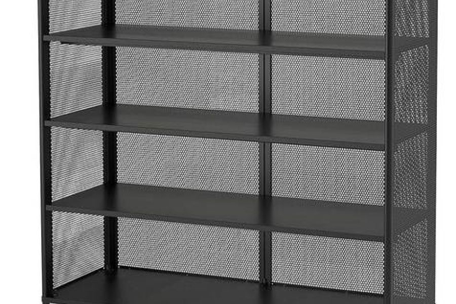 IKEA "Bekant" Regal 134x121x45cm, schwarz - Bild 2