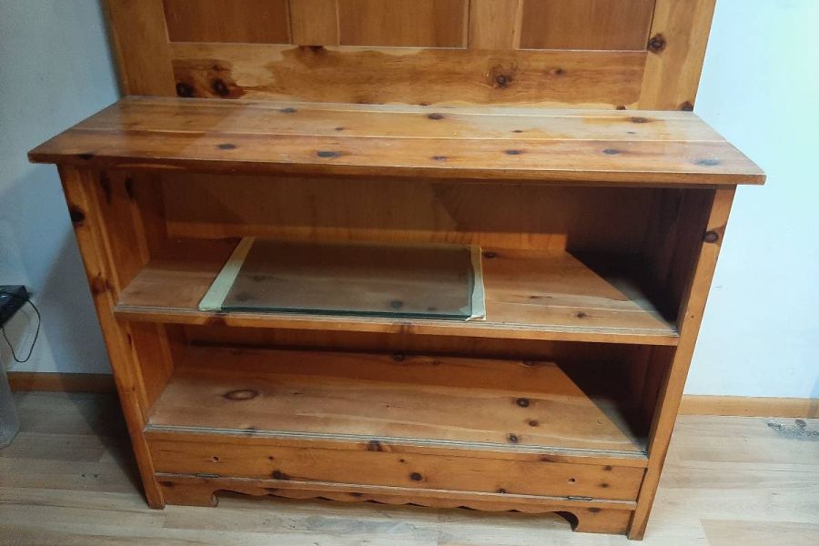 Vitrine Bauernschrank aus Zirbe - Bild 3
