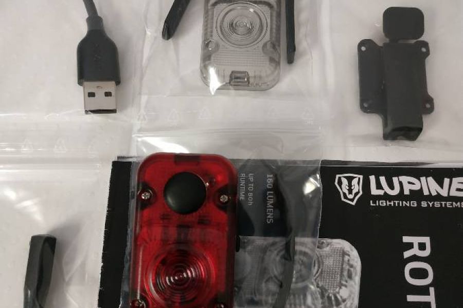 SEHR STARKES ROTES RÜCKLICHT LUPINE 2W 160 Lumen - Bild 1