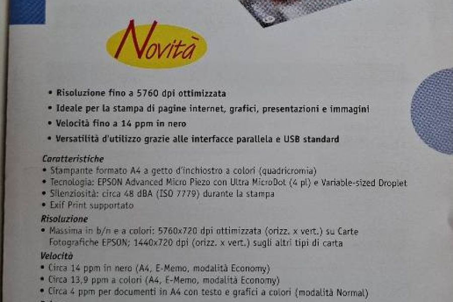 Drucker Epson Stylus C62 - Bild 3