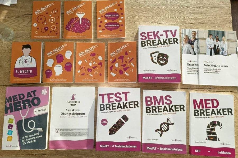 🩺 MedAT Vorbereitung – MedBreaker Erfolgspaket 2024 (fast unbenutzt) - Bild 1