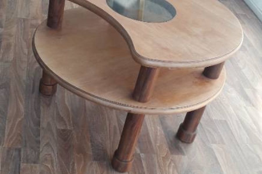 Tisch Holz&Glas - Bild 2