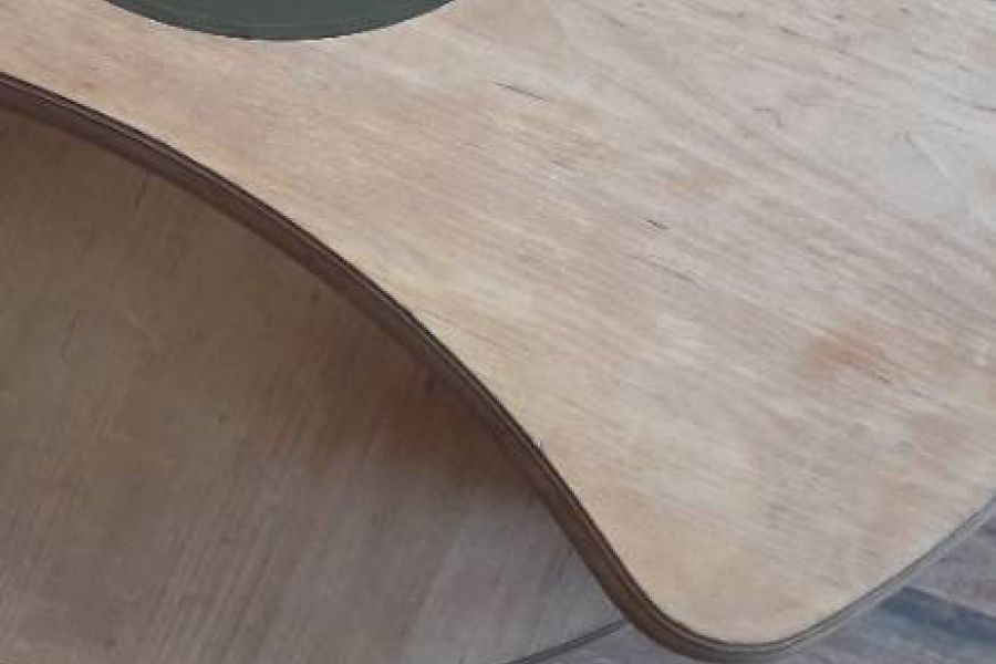 Tisch Holz&Glas - Bild 3
