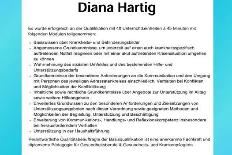 Alltagsbegleiter mit Qualifikation sucht Stelle mit Wohnmöglichkeit - Bild 2