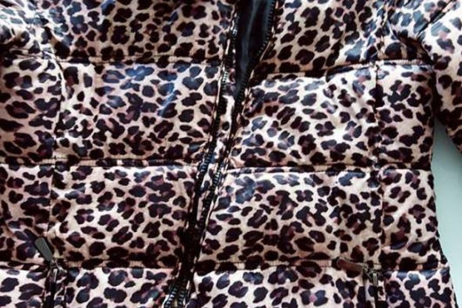 Warme Jacke Leopard Optik - Mädchen - Bild 1