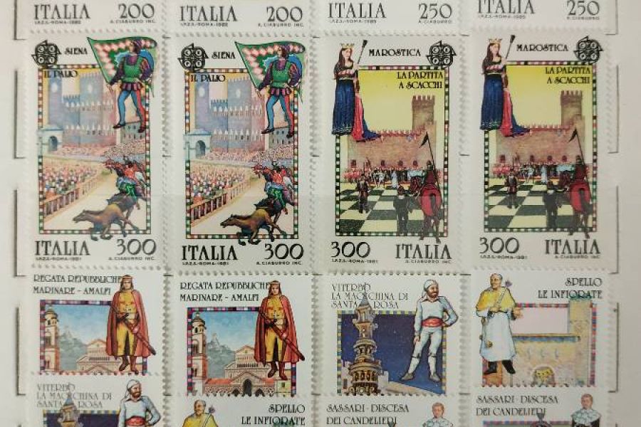 Briefmarken UNGESTEMPELT Italien/Vatikan Lire + Euro - Bild 3