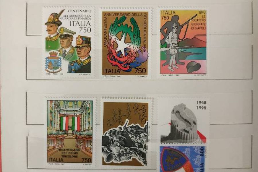 Briefmarken UNGESTEMPELT Italien/Vatikan Lire + Euro - Bild 4