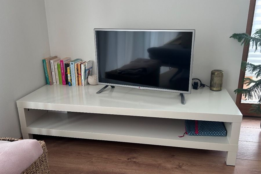 Tv Bank weiß - Bild 1