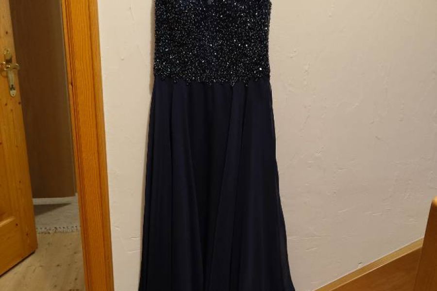 Ballkleid dunkelblau - Bild 1