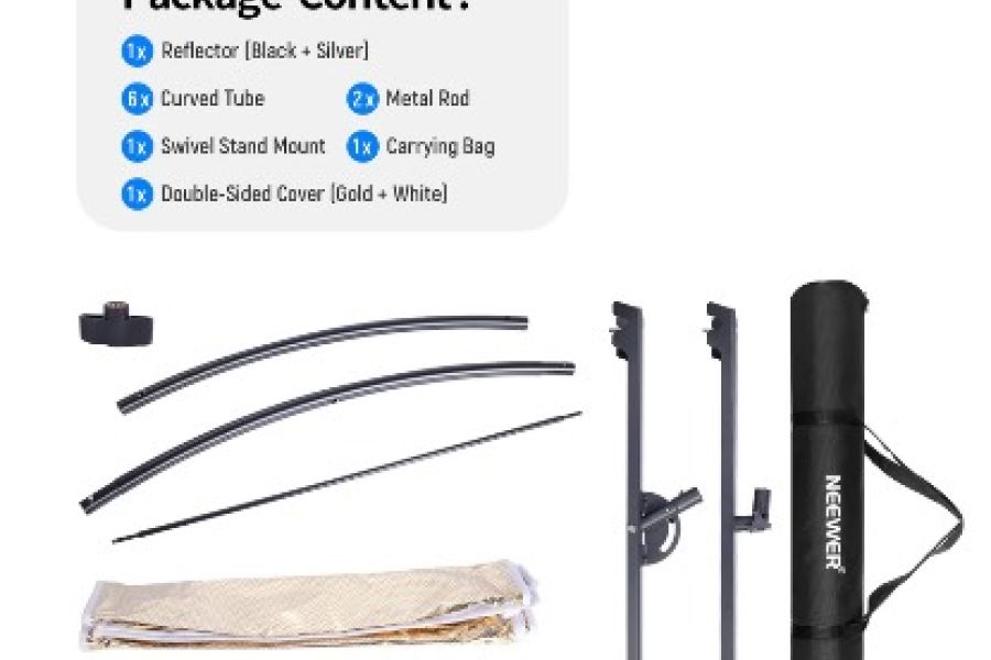 NEEWER 167 x 61 cm  gebogener Lichtreflektor Diffusor - Bild 4