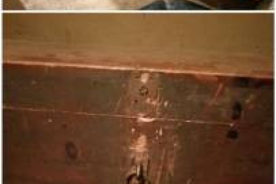 Alte Holz Truhe - Bild 1