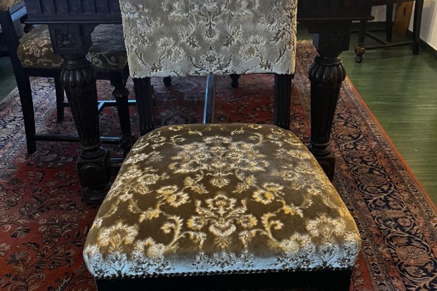 5 Antike Stühle (Gründerzeit) – passend zu historischem Esstisch–Bozen - Bild 2