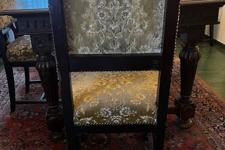 5 Antike Stühle (Gründerzeit) – passend zu historischem Esstisch–Bozen - Bild 3