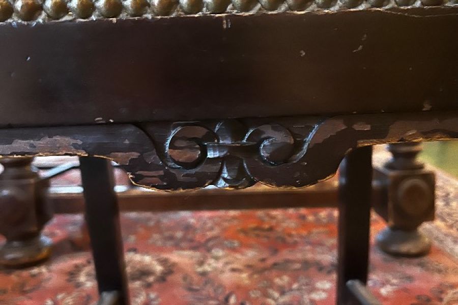 5 Antike Stühle (Gründerzeit) – passend zu historischem Esstisch–Bozen - Bild 5