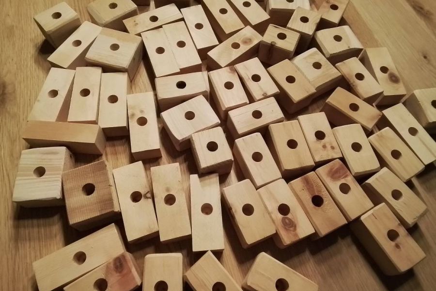 Kerzenhalter ivon alter Zirbe - Bild 2