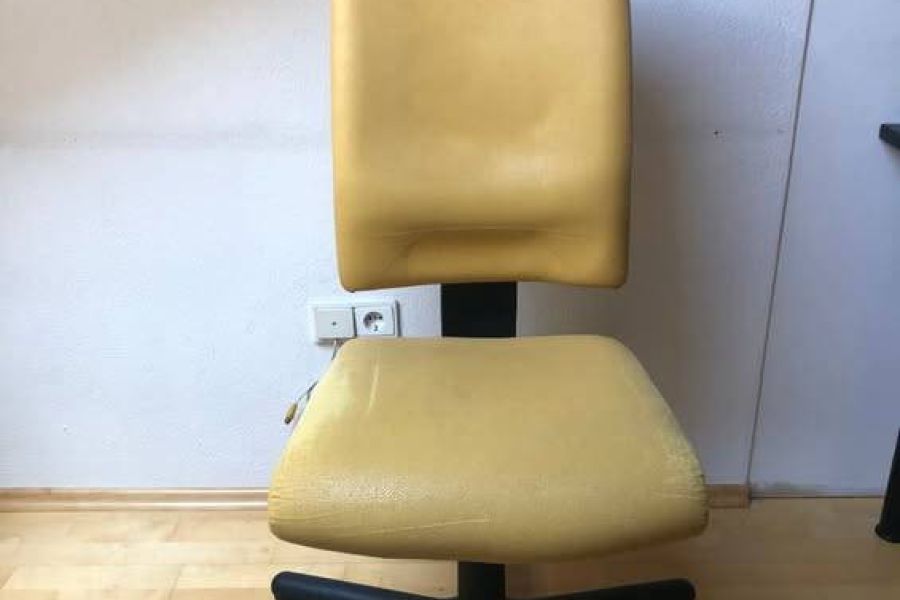 Schreibtischstuhl - Drehstuhl - Gelb - Bild 3