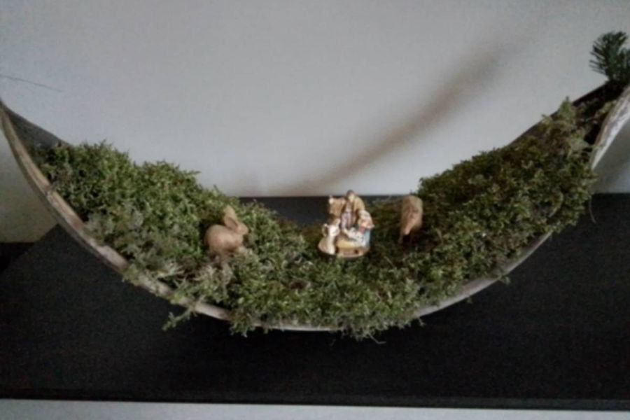 Weihnacht Krippe mit Figuren - Bild 3