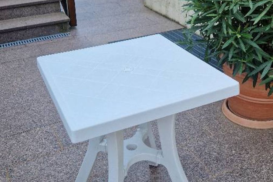 Terrassentisch weiß - Bild 1