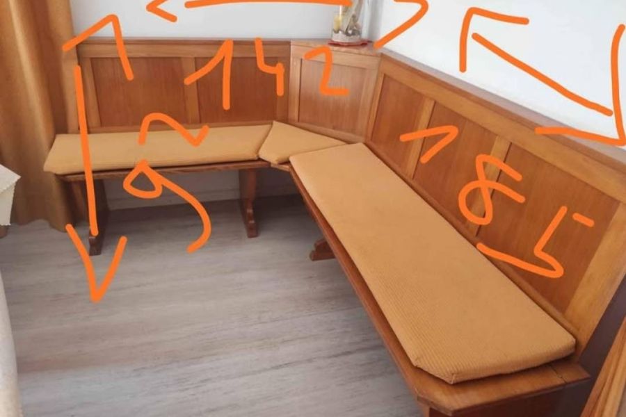 Verkaufe Eckbanksitzgruppe (Tisch + Eckbank) - Bild 2