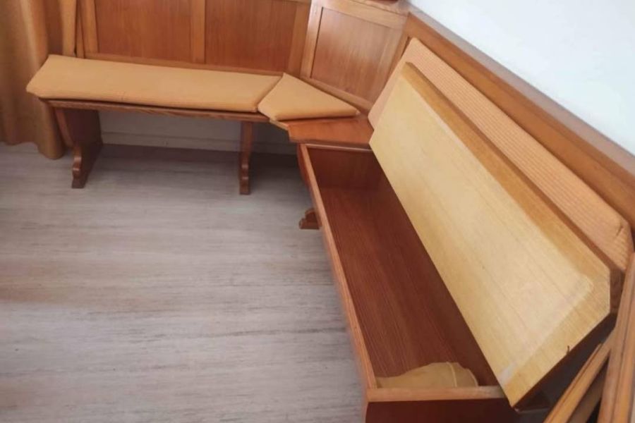 Verkaufe Eckbanksitzgruppe (Tisch + Eckbank) - Bild 3