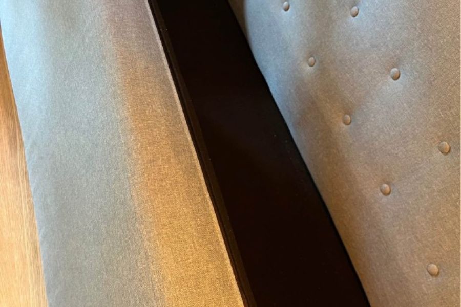 Gemütliches 3-Sitzer Sofa in Zuckerpapierblau – Top Zustand! - Bild 3