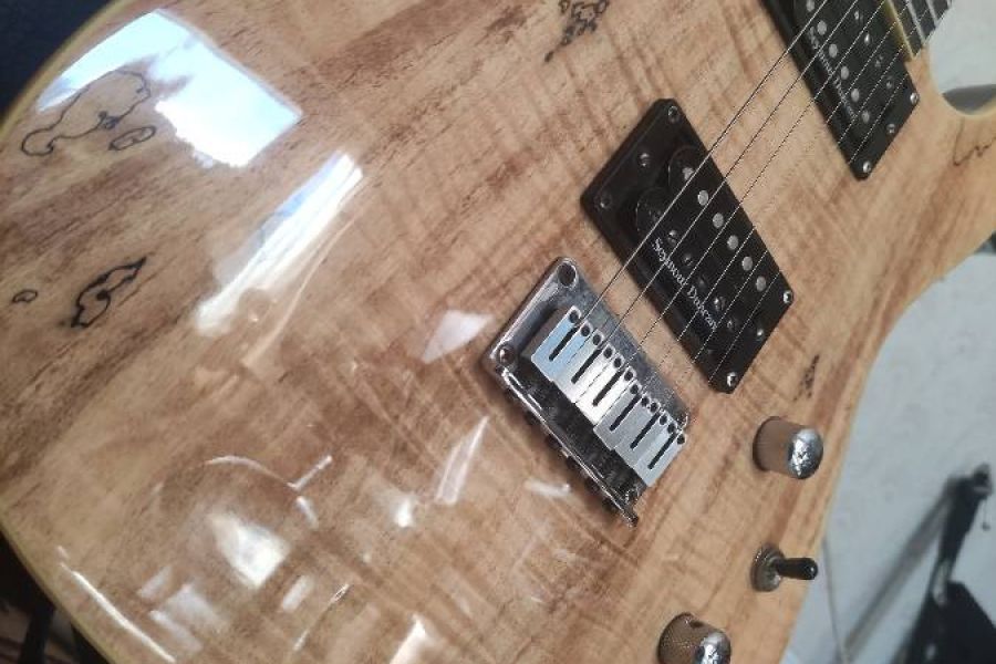 Custom Fender Telecaster Spalted Maple HH - Bild 3