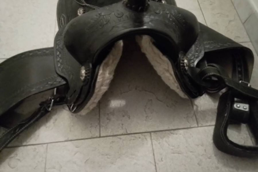 Western - Sattel in echt Leder - Bild 3