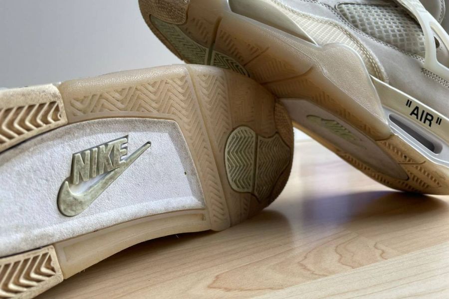 NIKE Air JORDAN 4 Retro Off-White Sail Gr.44 - Bild 5