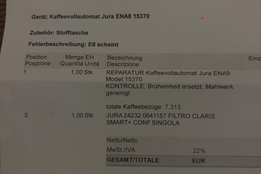 Jura ENA8 vollautomatische Kaffeemaschine - Bild 3