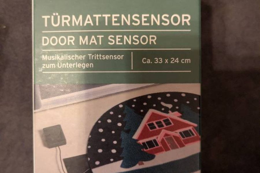 Türmattensensor mit Weihnachtsmusik - Bild 1