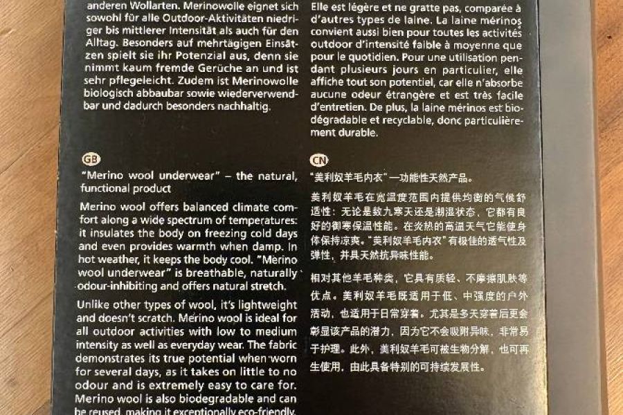 Funktionsshirt NEU Jack Wolfskin Merino-Baseplayer - Bild 5