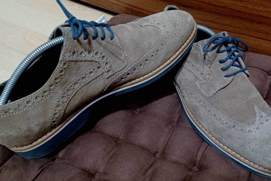 Neuwertige Velourleder  Schuhe - Bild 2