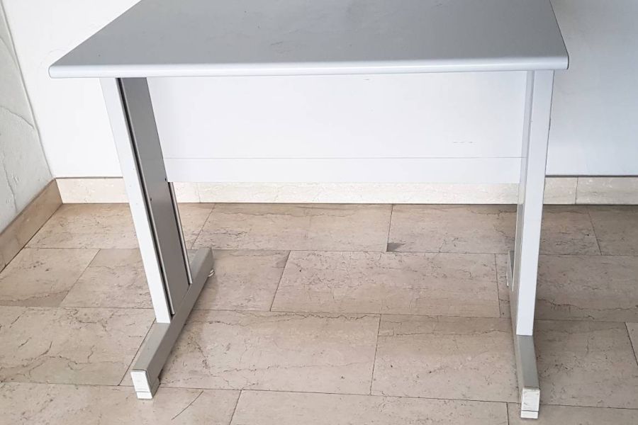 moderner kleiner SCHREIBTISCH METALL für BÜRO Tisch für Kinder stabil - Bild 4