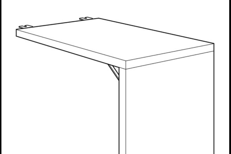 Schreibtisch Expedit weiß - Bild 2