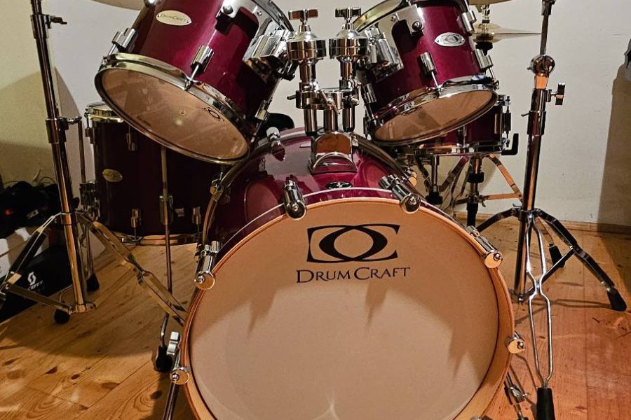 Verkaufe Schlagzeug Drumcraft Series 6 inkl. Zubehör! - Bild 1