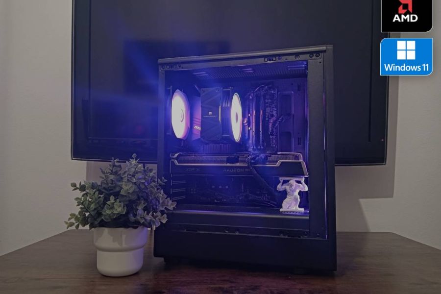 Gaming Pc R5 5600X Radeon RX6750XT - Bild 1