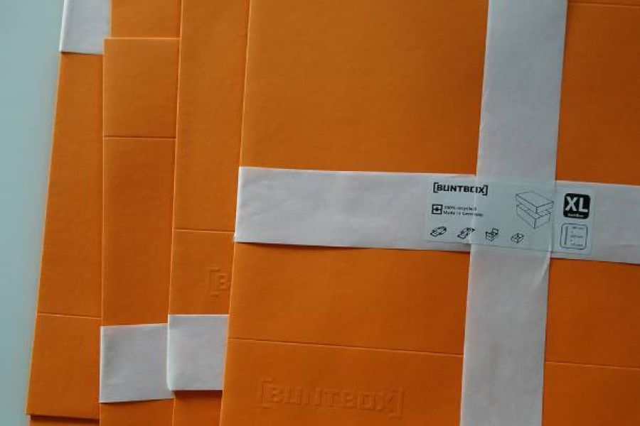 Karton / Geschenkschachtel BUNTBOX XL - Bild 1