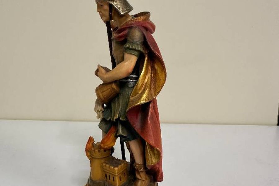 Schnitzfigur "Hl. Florian" 20cm - Bild 3