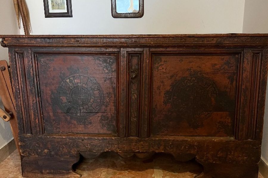 Antike Bauerntruhe - Bild 2