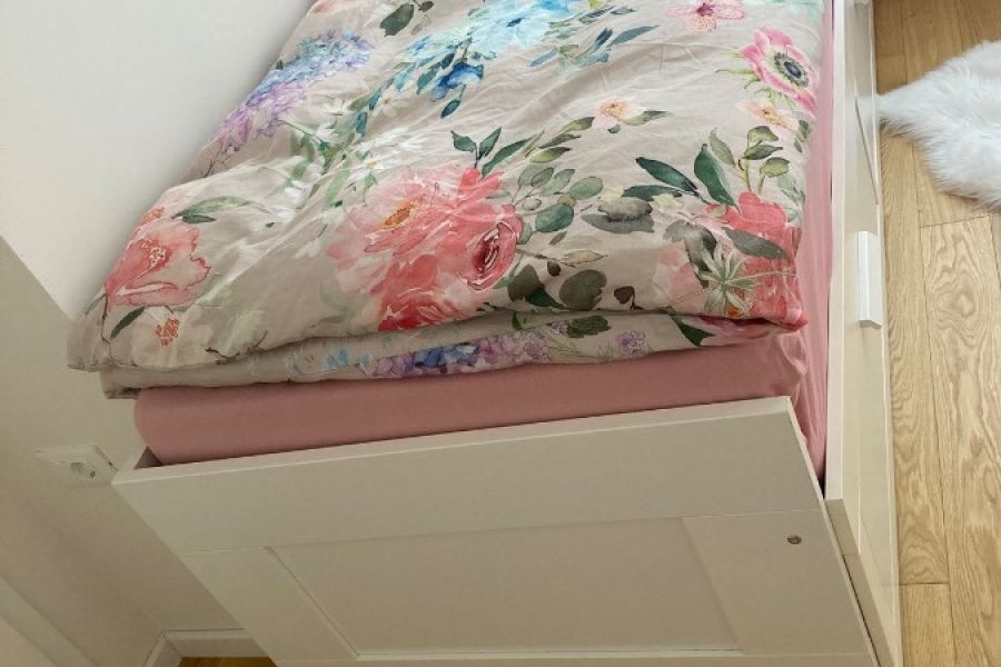 Sehr schönes ausziehbares Kinderbett weiß - Bild 3