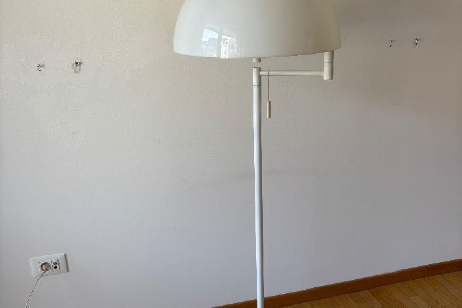 Vintage Stehlampe - Space Age / Mid-Century - schwenkbar - große Kuppe - Bild 2