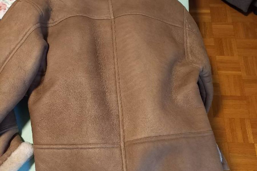 Lederjacke Mann mit Pelz - Bild 2