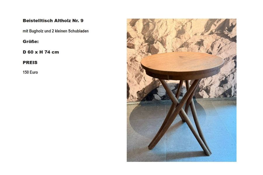 Beistelltisch Altholz Nr. 9 - Bild 1