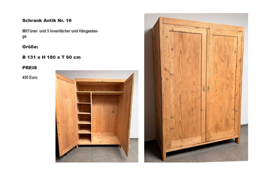 Schrank Antik Nr. 16 - Bild 1