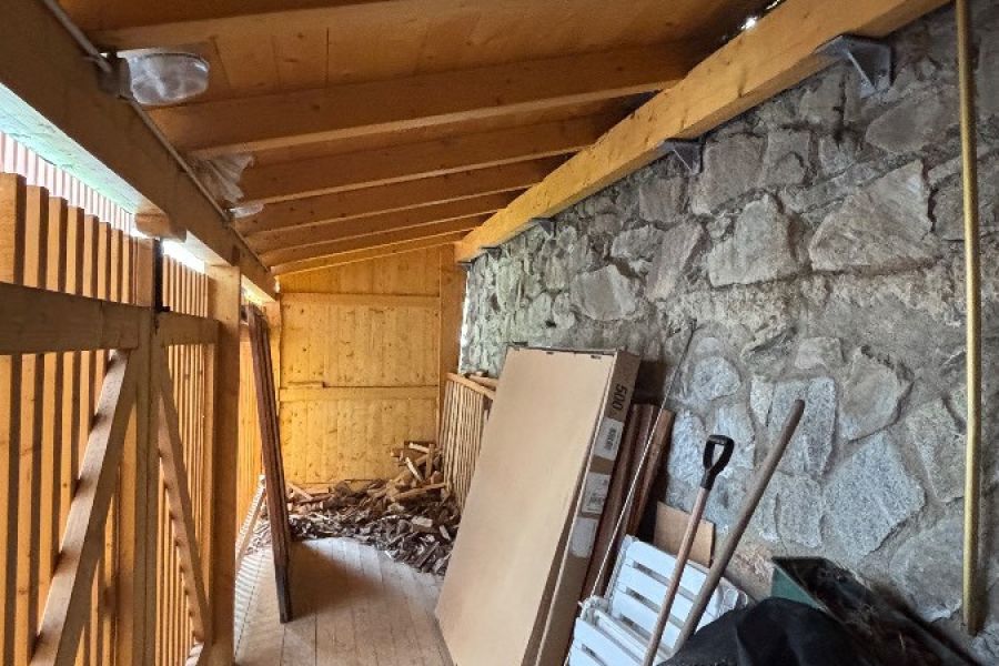 Große Holzhütte für Holz, Gartengeräte usw. - Bild 2